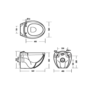 Унитаз-компакт Sanita luxe Ringo WC.WH/Ringo/DM.Rim/WHT.G/S1 белый